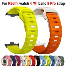 Silikonarmband für Redmi Watch 4, Smartwatch-Armband, Ersatz-Correa für Xiaomi Mi Band 8 Pro, Armband, Smart-Zubehör
