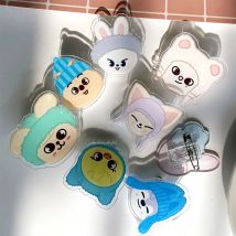 SKZOO Cartoon Acryl Streunende Kinder Acryl Clip Puppe Li Longfu Huang Xuanchen PP Clip Kreative Handtasche Clip für Streunende Kinder