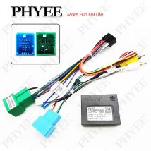 32Pin 12Pin Kabelbaum CAN Bus Decoder, SWC Retention RCA P&P 16Pin Android, für Fiat Strada Toro Mobi Ducato Egea Tipo (2020+)