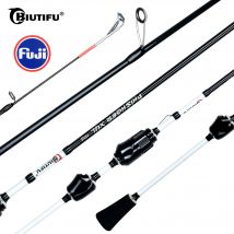 BIUTIFU Spinning Casting Asta ultraleggera 1.8/1.92m T800 Fibra di carbonio Fuji Anello 0.2-8g Punta solida per esca Pesca alla trota Phishger