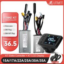 Ebike KT Controller Kit Sinewave TF01U Display PAS 36V 48V 250W 500W 1000W 1500W 15A 17A 22A 25A 30A Electric Bike Accessories