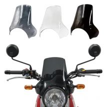 Für Himalaya Scram 411 Motorrad Zubehör Windschutzscheibe Sonnenblende Klarglas Windschutzscheibe Deflektor Scram 411 2022-2023