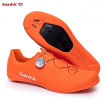 Santic Carbon Faser Rennrad Schuhe Professionelle Radfahren für Männer Racing SPD Stollen Rennrad Lock Schuhe WZS24043