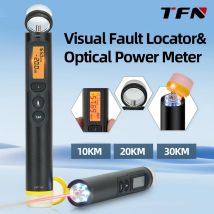 TFN Fiber Optic Tester Optical Power Meter VFL OPM Visual Fault Locator 10KM/20KM/30KM for Network Maintenance