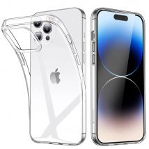Custodia per telefono trasparente per iPhone 16 11 12 13 14 15 Pro Max Silicone morbido TPU per iPhone XS Max XR 8 7Plus Cover posteriore Custodia trasparente