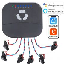 6 strefy WIFI Connect Tuya inteligentny domowy zegar nawadniania i sterownik nawadniania ogrodu