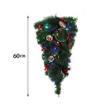【Lifeideas】Christmas Fence Decoration Cordless Prelit Stairs Decoration Lights Up Christmas