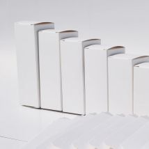 Big White Paperboard Packaging Box for Sample Cosmetics Hardware Candles Party Gift Package  Height 20-36cm 25PCS