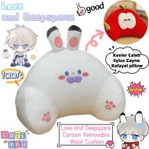 New Love and Deepspace Xavier Caleb Sylus Zayne Rafayel Cartoon Removable Washable Pillow Creative Game Perimeter Cushion Pillow