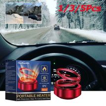 Tragbare dynamische Molekularheizung, solarbetriebener Windschutzscheiben-Defroster, Schnee entfernen, Mini-Auto-Parfüm-Diffusor, molekulare Heizung