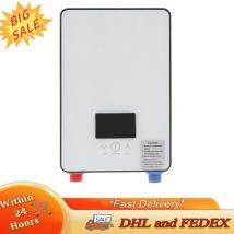6500W 220V Riscaldatore di acqua istantaneo Temperatura Risparmio energetico Display a LED Riscaldatore con doccia per bagni Parrucchieri