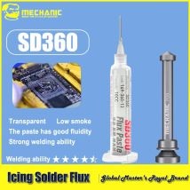 【MECHANIC】 SD360 Flussmittel-Lötpaste, saubere, transparente Schweißpaste, Flussmittel mit Schubstange für PCB SMD BGA-Lötwerkzeuge