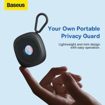 Baseus-Detector de cámara oculta antiespía, protección de seguridad de detección lnfrared portátil para vestuario de Hotel y baño público