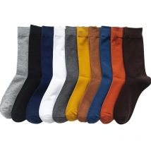 5 paia di calzini in cotone da uomo primavera autunno di alta qualità taglia 38-45 calzini lunghi per uomo calzini eleganti regali maschili business casual Sox