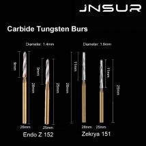 JNSUR Zekrya Dentale Tungsteno Fresa Endo Z Carburo Fresa FG Chirurgica Endodonzia Frese per Ossa Punta da Trapano Odontoiatria Manipolo Ad Alta Velocità