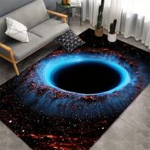 Cosmic Black Hole Design Area Rug Bodenmatte rutschfester wasserdichter Teppich für Wohnzimmer Schlafzimmer Küche Outdoor Dekor Teppich