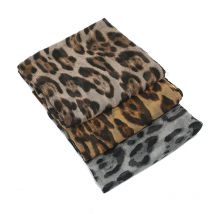Grenz überschreitende Reise Sonnenschutz Voile Druck klassische Leoparden muster Flach bildschirm Frauen Zehen kappe Schal Seiden schal ein Stück