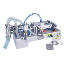 Liquid Filling Machine Stainless Steel Pedal Type Pneumatic Quantitative Juice Filling Machine Beverage Packing Filler