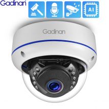 Gadinan HD 3MP H.265 telecamera IP in metallo di sorveglianza Audio microfono Dome Outdoor CCTV Security XMEye e-mail Push P2P POE opzionale