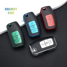 Custodia per chiave auto per Ford Fiesta Focus Mondeo Falcon B-Max C-Max S-Max Eco Sport Galaxy Territory Keyless Shell Fob Protector