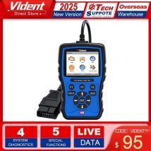 Vident iLink304 OBD2 Scanner Motore ABS SRS trasmissione 4 Sistema diagnostico BRT/Reset Oli/EPB/Reset acceleratore/Angolo sterzo