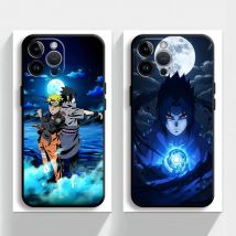 Cool Uchiha Sasuke Black Soft Phone Cover Case for iPhone 15 16 14 Plus XS Max 7 8 13 12 11 17 Pro Max 17Air XR