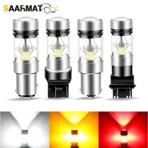 2pcs LED Turn Signal Reversing Light 100W LED Bulbs 1156 BA15S P21W BAU15S PY21W 1157 P21/5W BAY15D P21/4W BAZ15D Brake Light