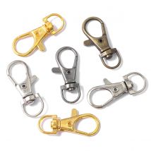 20/50 teile/los geteilter Schlüssel ring drehbarer Karabiner verschluss für Taschen gürtel Hunde ketten DIY Schmuck machen Ergebnisse