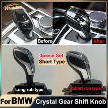 Cristallo Pomello Del Cambio Tipo Asta Corta Per BMW G30 G32 G01 G08 G11 G12 i8 F01 F10 F20 F30 F32 F25 F26 F15 F16 X5 X6 Tipo Corto