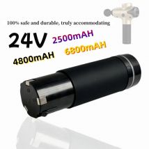 Batteria per pistola massaggiante/pistola per fascia 100% originale da 24 V 2500/4800/6800 mAh, adatta a vari tipi di pistole per massaggio/pistole per fascia