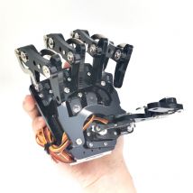 5 Dof Roboter-Handklaue, humanoider Roboter, bionischer zusammengebauter mechanischer Manipulator-Greifer für Arduino-Programmierroboter-DIY-Kit