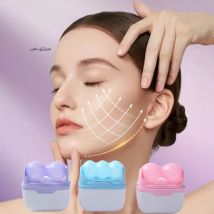 Doppelkopf-Eisroller, Gesichtskältetherapie-Werkzeug für Augenwallen, Migräne, Linderung von kleinen Verletzungen, Massage, Hautpflege, Schmerzlinderung