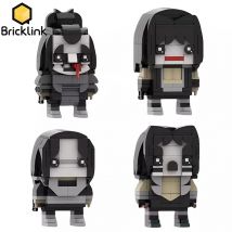 Bricklink MOC Ideas KISS Rock Band Action Figures Demon Starchild Spaceman Catman Bricks Doll Sets Building Blcoks Kid Toys Gift