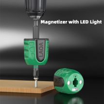 LAOA Hochwertiger Schraubendreher, Entmagnetisierer, Magnetisierer, starker Schraubendreher mit LED-Licht, Schraubendreher-Pflückwerkzeug