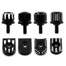 Sitz schraube Schraube Mutter Lasche Kit Montage Knopf Abdeckung Motorrad für Harley Sportster Touring Softail Cvo hinten
