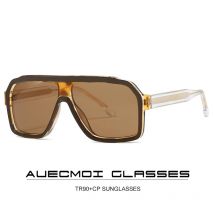 Vintage Klassische Übergroße Pilot TR90 Sonnenbrille Frauen Für Männer Sonnenbrille Luxus Marke Designer Beliebte Punk Flache Top Shades UV