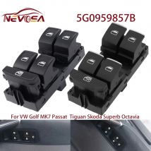 8Pins For VW Golf MK7 Passat 2014-2018 Tiguan Skoda Superb Octavia 2013-2018 SEAT Leon 5G0959857B Power Window Control Switch