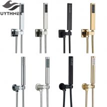 Uythner Handbrause, 150 cm, Edelstahl, Duschschlauch, Duscharmatur, Sprühkopf, Wandmontage, Wasserhahn-Zubehör