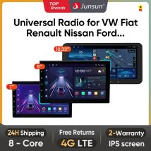 Junsun 7 9 10 pollici CarPlay Wireless universale per Apple Android Auto Car Radio 4G Multimedia Bluetoth DSP IPS TouchScreen Stereo