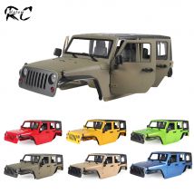 Hartplastik Auto Shell 313mm Radstand Jeep Wrangler Rubicon Körper Kit für 1/10 RC Crawler Axial