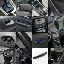 Auto Styling Zubehör Externe Innen Carbon Faser Dekorative Trim Aufkleber trim fall Für Ford Focus 2 mk2 2005-2008