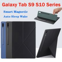 Für Samsung Galaxy Tab S10/S9 FE Plus Magnetische Fall Für S10 + Stand Abdeckung Auto Sleep Wake für Tab S9 S10 Ultra Mit Bleistift Halter