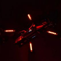 HPXGRC 4 Stück programmierbares 2812-Arm-LED-Licht 5 V RGB für FPV Racing Freestyle Whoop Drone – Runcam-kompatibel