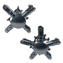 JDHMBD 3 Flügel/4 Flügel/5 Flügel Hauptrotorkopf für Align Trex 450 PRO DFC 450 Hubschrauber (5 mm Welle)