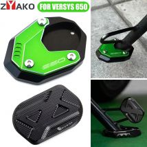 Fit Für KAWASAKI Versys 650 VERSYS 650 2011-2024 CNC Motorrad Seite Stehen Verlängerung Ständer Pad Reifen Kappen Hilfs fußpedal