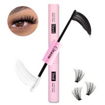 Wimpernkleber und Versiegelung für Wimperncluster. Starker fester Wimpernkleber, langlebiger 48-Stunden-Wimpernkleber, Wimpernverlängerung