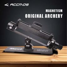 Decut Fletching Jig 90°/120° Adjustable Stick Bonding Vanes Tool DIY Recurve and Compound Bow Archery Arrow Aluminium+ABS
