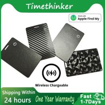 PBX Portafoglio sottile Card Tracker Ricarica wireless GPS Smart Tag Air tag Funziona per Apple Trova la mia APP Chiavi IOS Localizzatore di borse per valigie