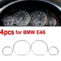 1Set Auto Dashboard Dekoration Rahmen Für BMW E46 Zubehör Auto Tacho Kreis Styling Abdeckung Dash Zifferblatt Ringe Lünette
