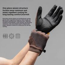 GRC Winter-Fahrradhandschuhe, Vollfinger, reflektierend, XRD, stoßfest, für Rennrad, Reithandschuhe, Neu
